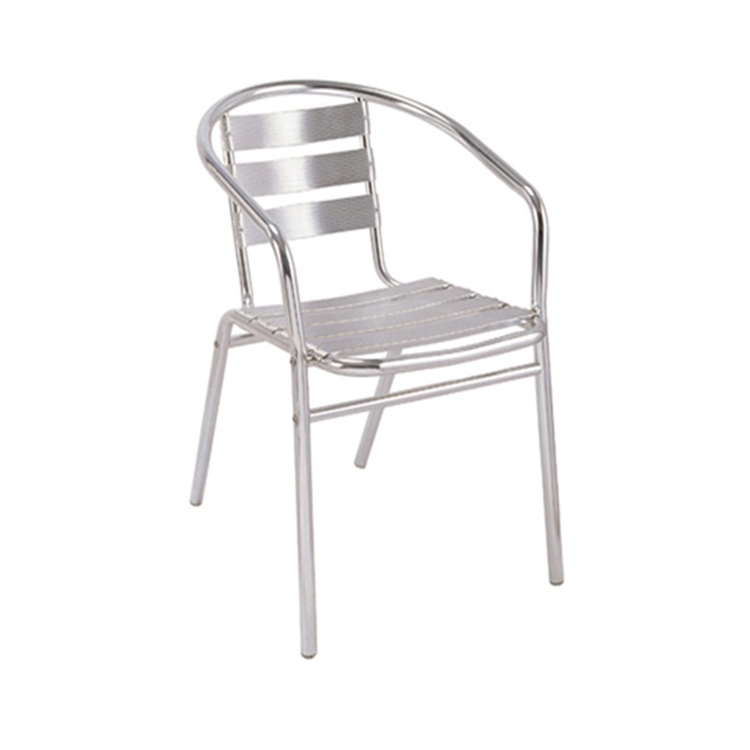 Jardín restaurante al aire libre silla de aluminio Dc-06001