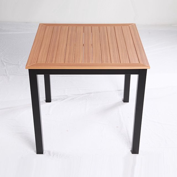 Mesa de comedor de madera contrachapada para restaurante de jardín【Ican30121】