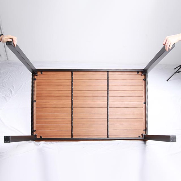 Juego de comedor de restaurante de madera para exteriores Muebles de jardín【SE-50035】