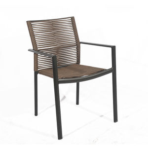 Silla de comedor de ratán resistente al agua