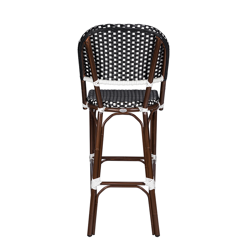 Silla de restaurante comercial de ratán