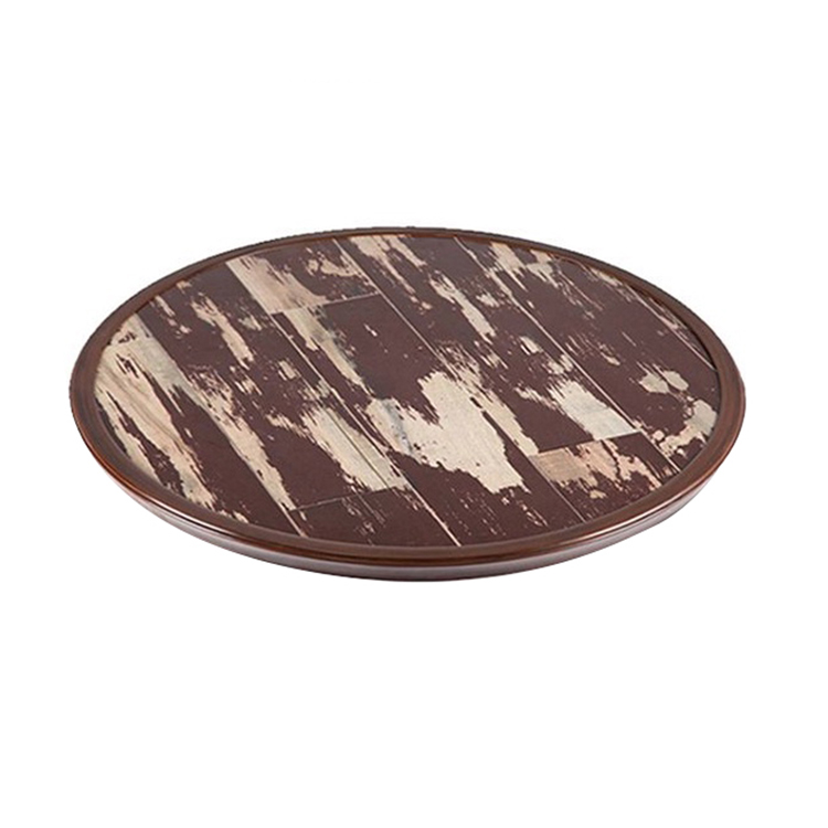 Mesa de comedor redonda de cerámica de mármol para restaurante【CE-30041-TO】