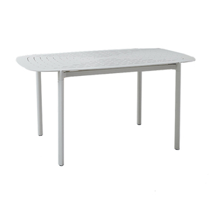 Mesa de jardín de acero y aluminio para exteriores de metal【I can-30123】